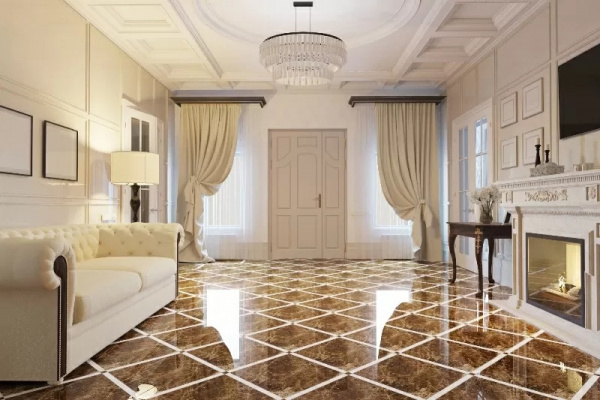 Напольная плитка 49,5 х 49,5 см Керамогранит Eurotile (Иран) 49,5х49,5 KAMILA DARK 821