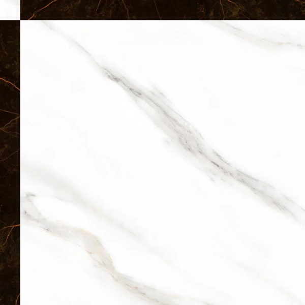 Напольная плитка 49,5 х 49,5 см Керамогранит Eurotile (Иран) 49,5х49,5 KAMILA CALACATTA 826